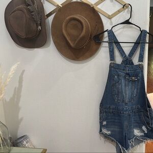 Gianni Bini Blue Denim Overalls